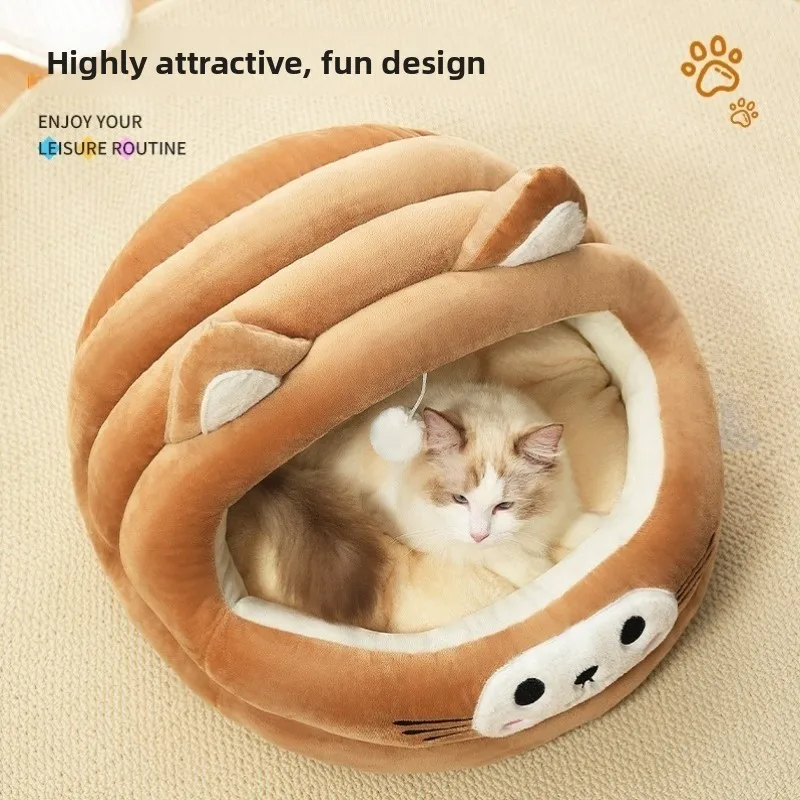 

Thiened Waterproof Winter Dog Bed Portable Four Seasons Pet Tent Removable Cover Dog House for Small Dogs And s