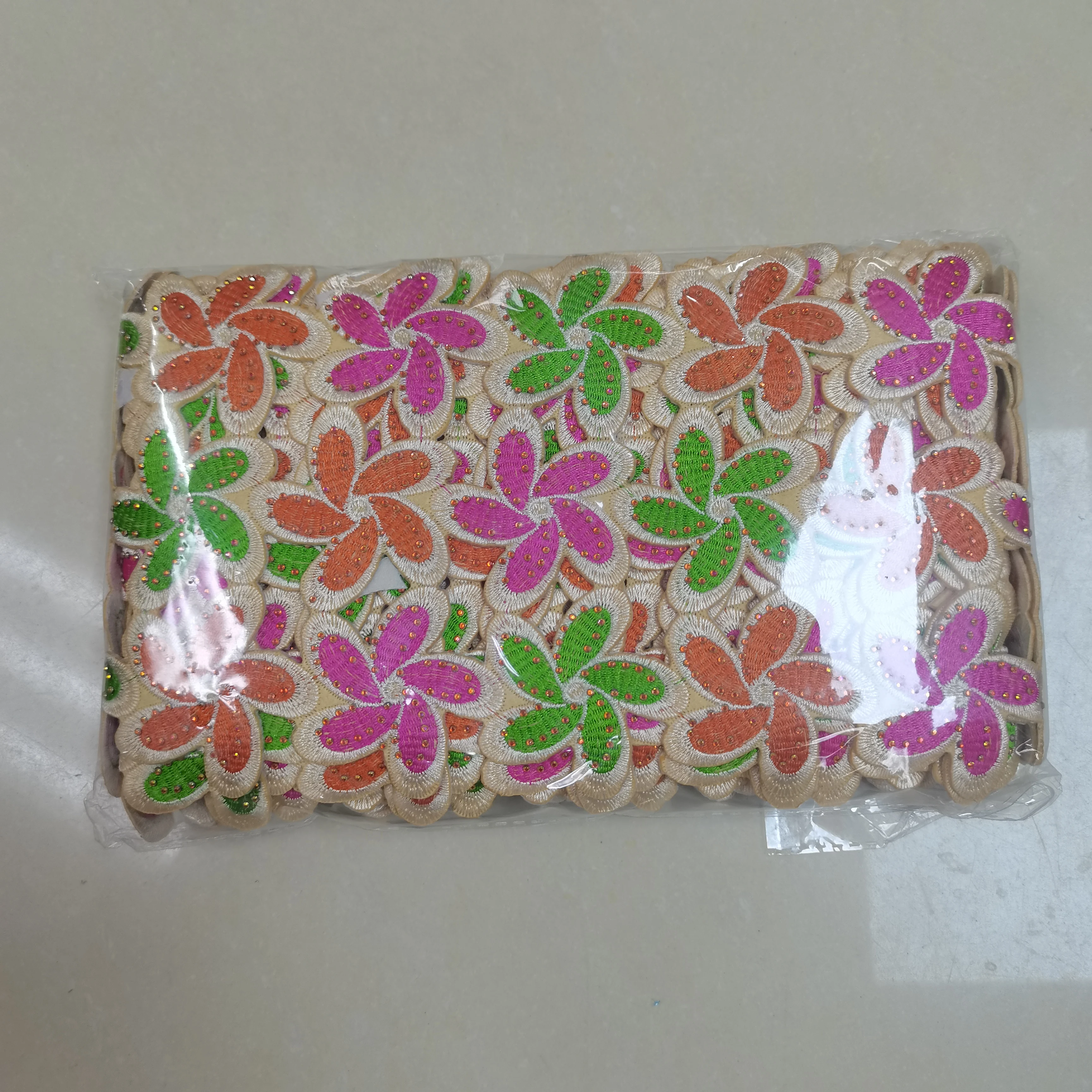 

5yards Width (15cm) Swiss Embroierey Sequins Lace Trim Elastic Lingerie Sewing Craft DIY Apparel Fabric Accessory M5-617-1