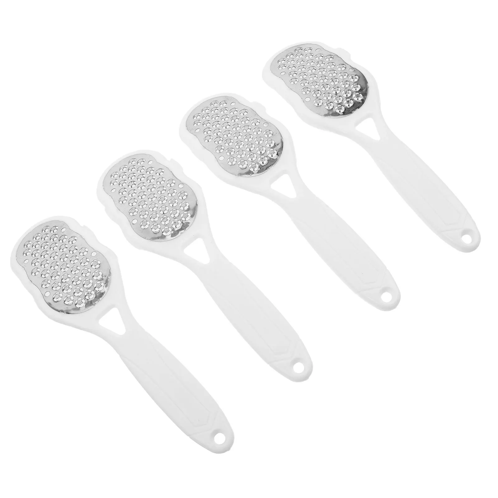 

4Pcs Foot Care Tools Dead Skin Scrubber Callus Remover Stainless Steel File for Smooth Soft Feet Pedicure Foot Files for Women
