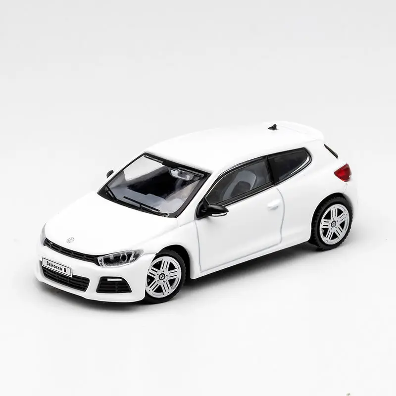 GCD 1:64 シロッコ R ホワイト/ブラック/グリーン/ブルー 合金製モデルカー 装飾オーナメント