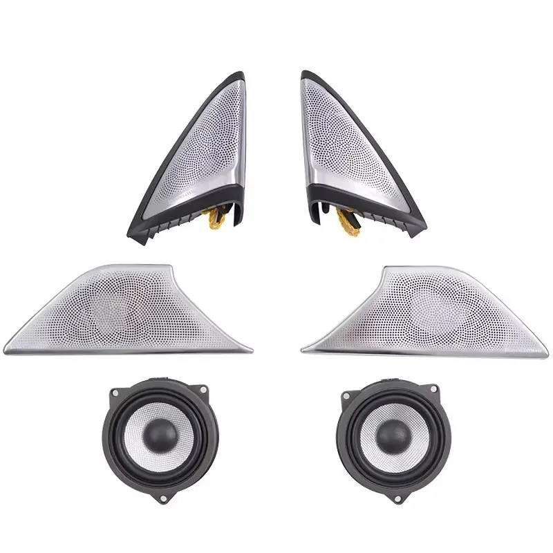 Car Tweeter Light Speaker Cover For BMW G30 G38 5 Series LED Synchronized Ambient Glow Trim Midrange Frame Interior Accessories