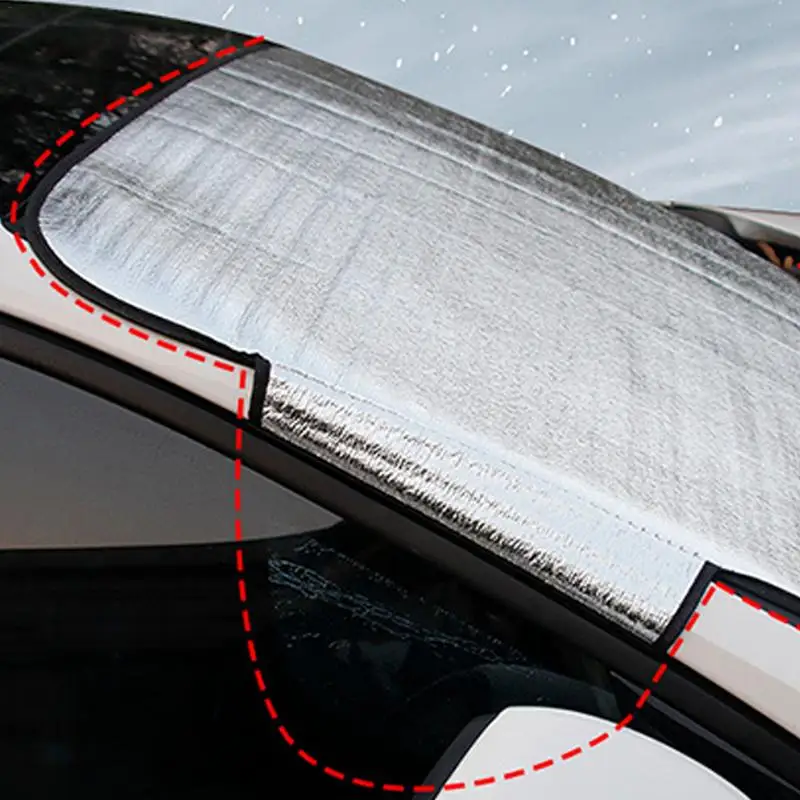 Car Window Film Sun Shade Anti Snow Frost Ice Shield Dust UV Protector Winter Visor Folding Windshield Block Windscreen Cover