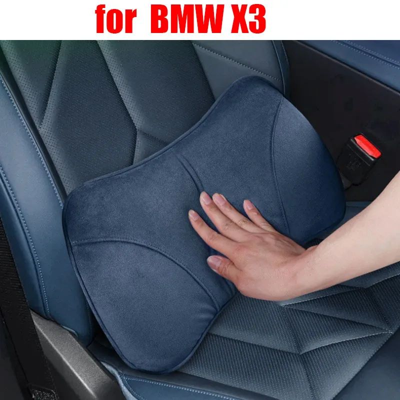 

Mmicro Suede Headrest Seat Headrest Fit for BMW X3 G48 G45 2025 2026 Neck Pillow Cushion Neck Headrest Accessories