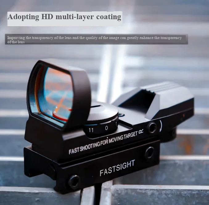 光学式レッドドットホログラフィッククロス望遠鏡モデル照準器、4種類の玩具スリングショットスペアパーツ