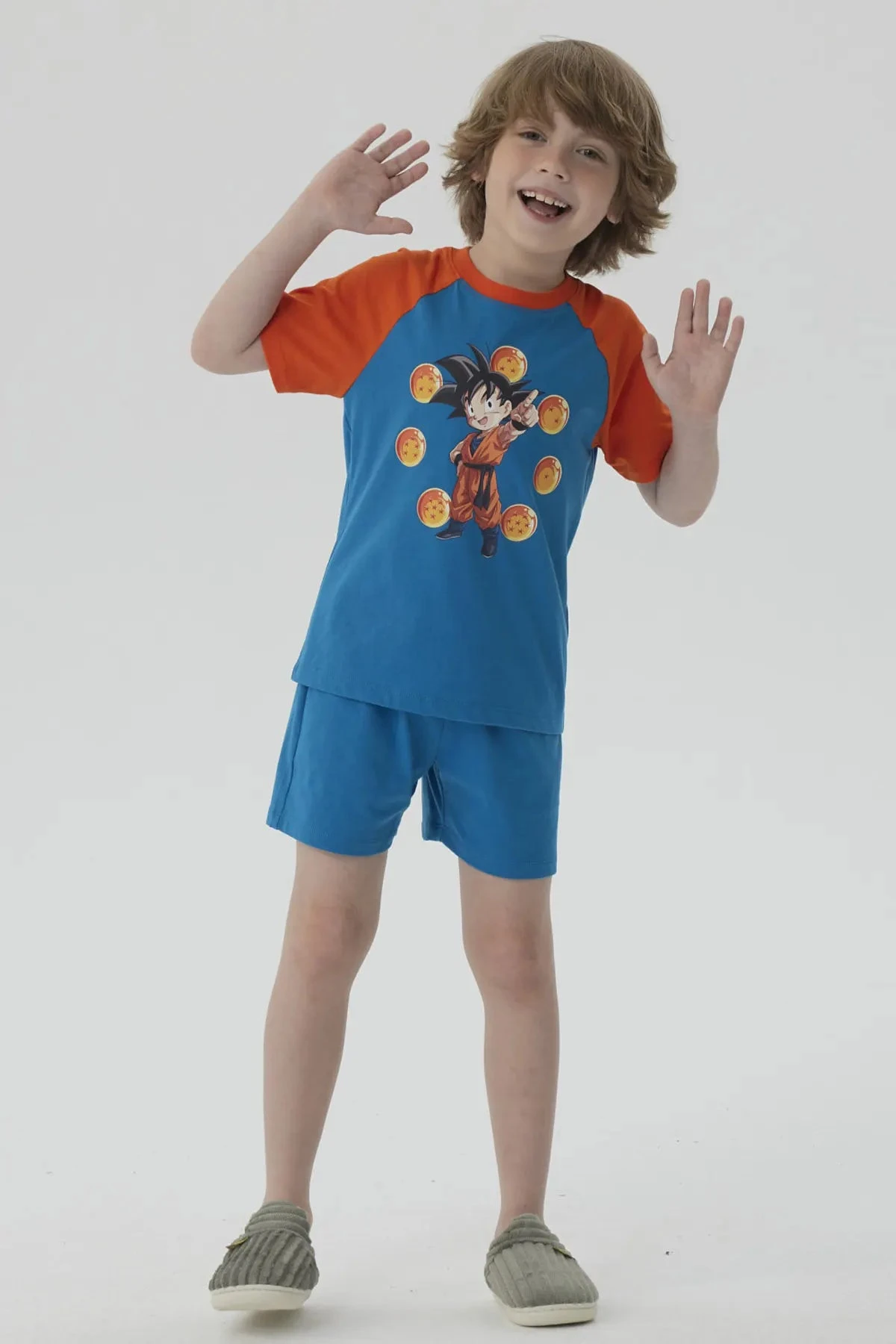 Nuevo Conjunto Deportivo de Verano 2026 con Estampado 3D de Dragon Ball Z Wukong para Adultos y Niños, Camiseta de Manga Corta y Pantalones Cortos, Pijama