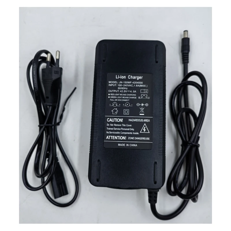 42V 4A Smart Lithium Battery Charger 10Series For 36V Electric Scooter Bicycle Balance Bike Li-Ion Battery Charger