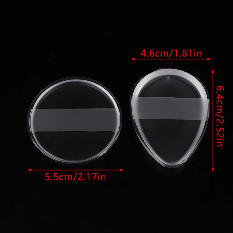 1 pçs transparente silicone gel pó puff esponja rosto esconder cosméticos puff acessórios para fundação bb creme sem pó