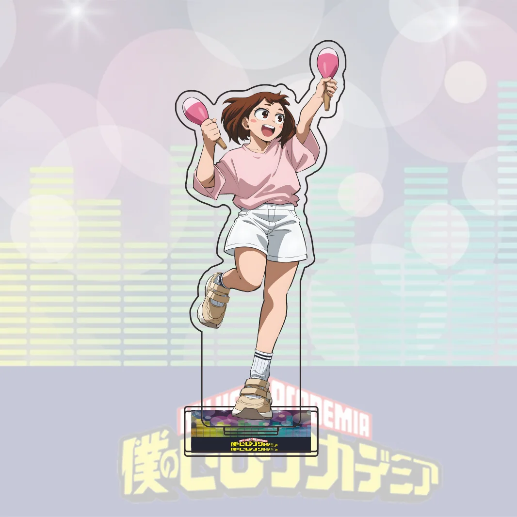 My Hero Academia Concert Series Acrylic Stand Midoriya Bakugo Uraraka Kirishima Todoroki Denki Standee Desk Decor Anime Keychain 5