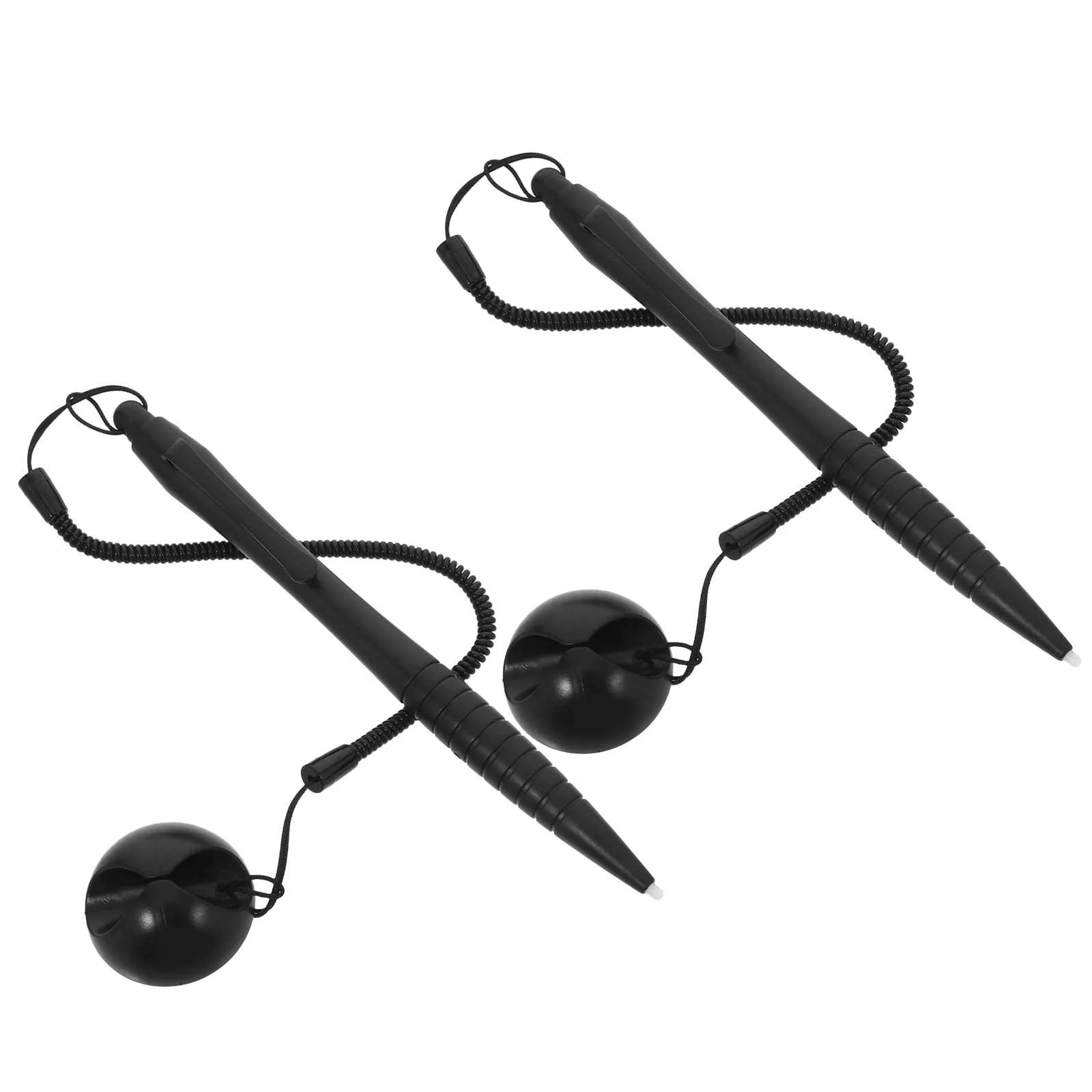 

2Pcs Resistive Stylus Pen Anti-Lost Spring Rope Precise Touchscreen Pen for Resistive Screen Painting Writing Navigation