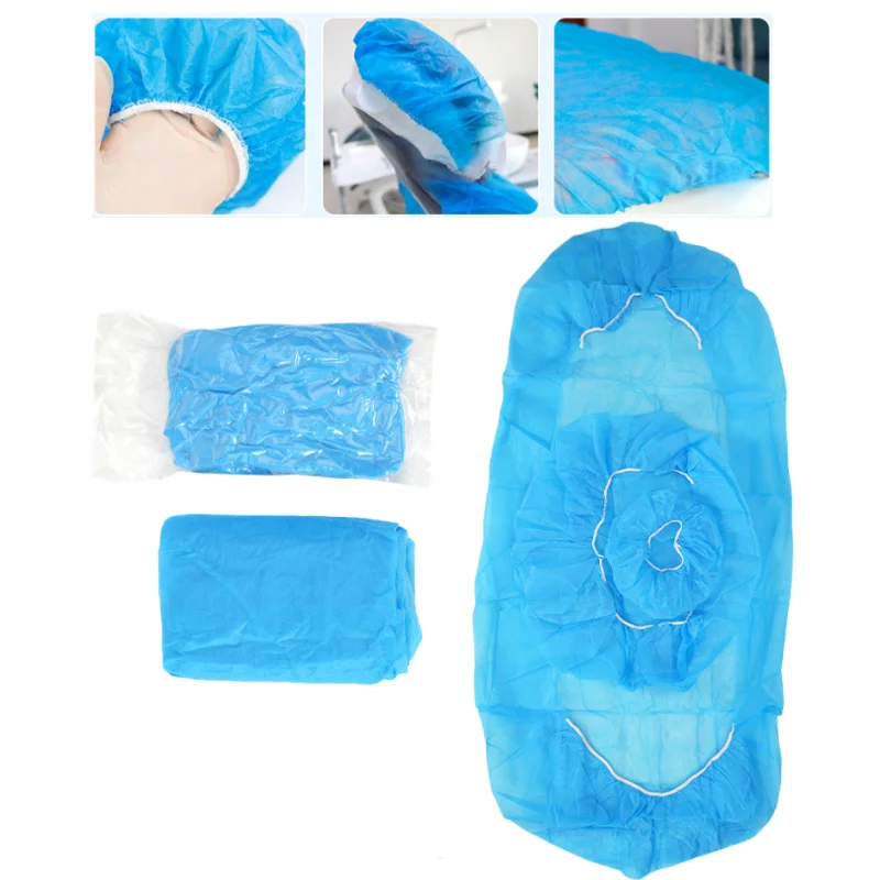 5set Disposable Non-woven Fabric Dental Chair Unit Cover Detachable Elastic Dust-proof Protective Covers Dental Chair Accesories