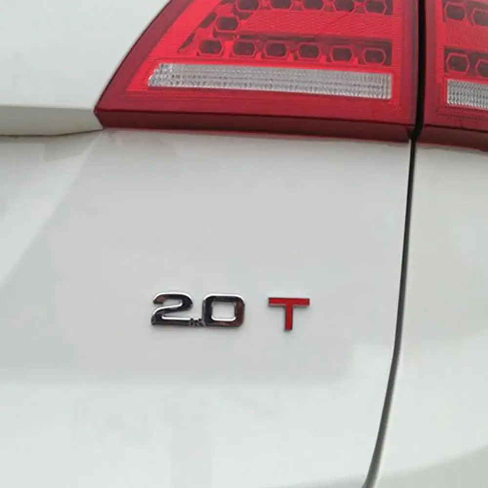 

New Car 3D Metal 1 6 1 8 2 0 3 0 T Logo Sticker Emblem Badge Decals for Renault Focus Car Styling
