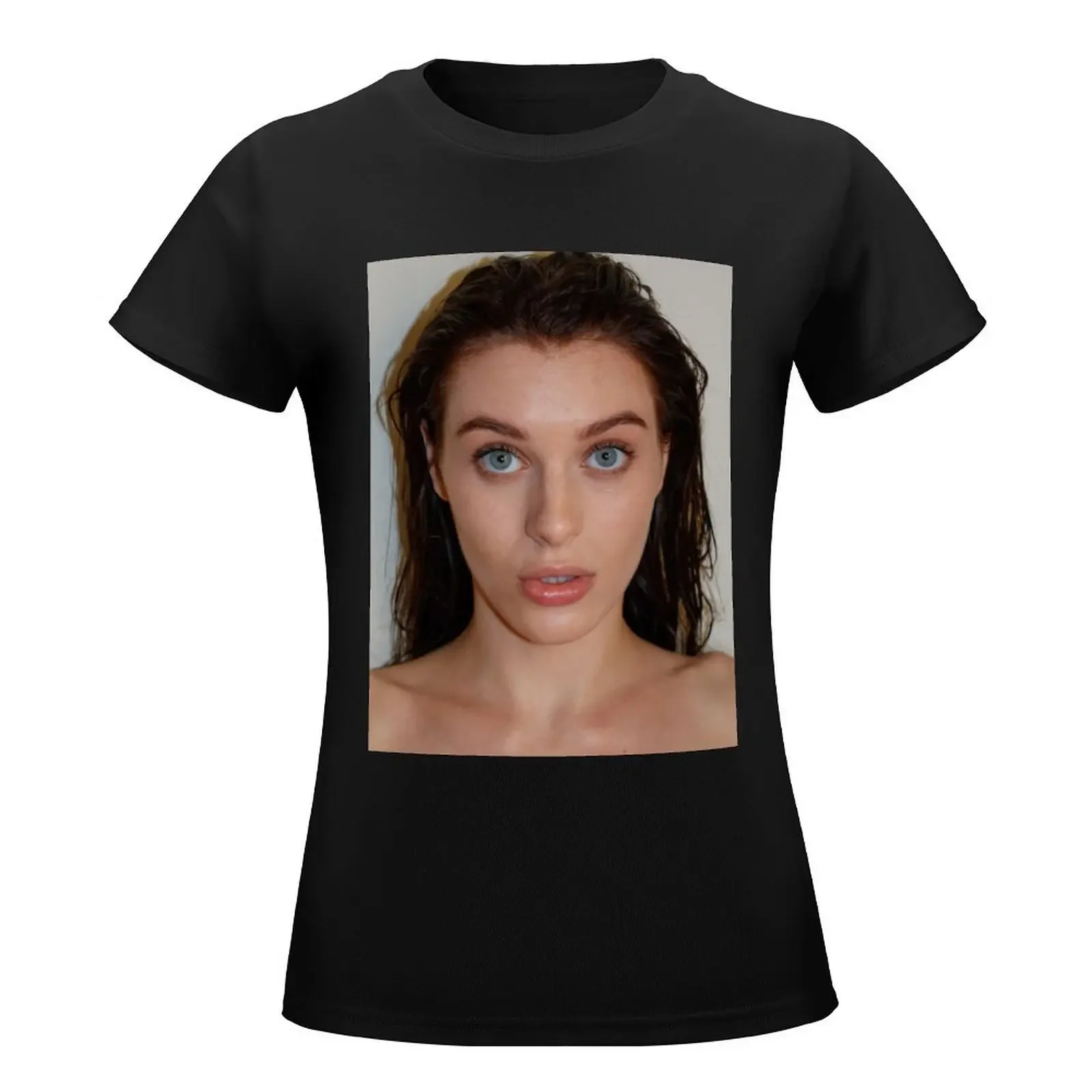 Lana Rhoades T-Shirt Blouse cute tops rock and roll t shirts for Women