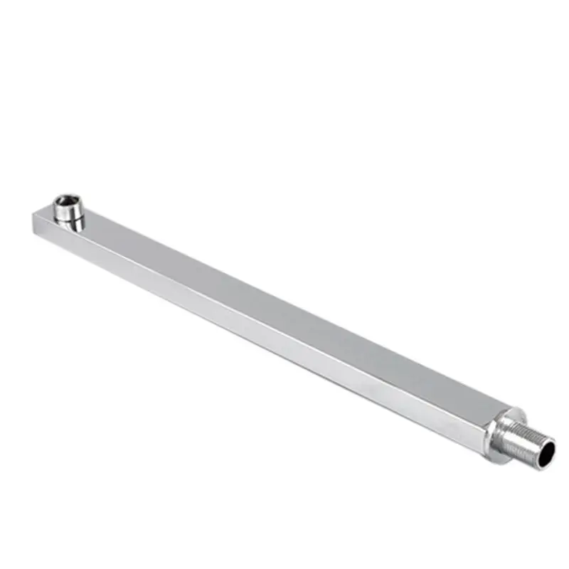 

AB11-2 Pcs 40 Cm Square Shower Extension Wall Mount For Rain Shower Head Shower Rod Rainfall Shower Head Chrome