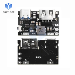 TYPE-C Input USB Output 5V 2.4A Li-ion battery charging/discharging control board DIY mobile power motherboard with switch