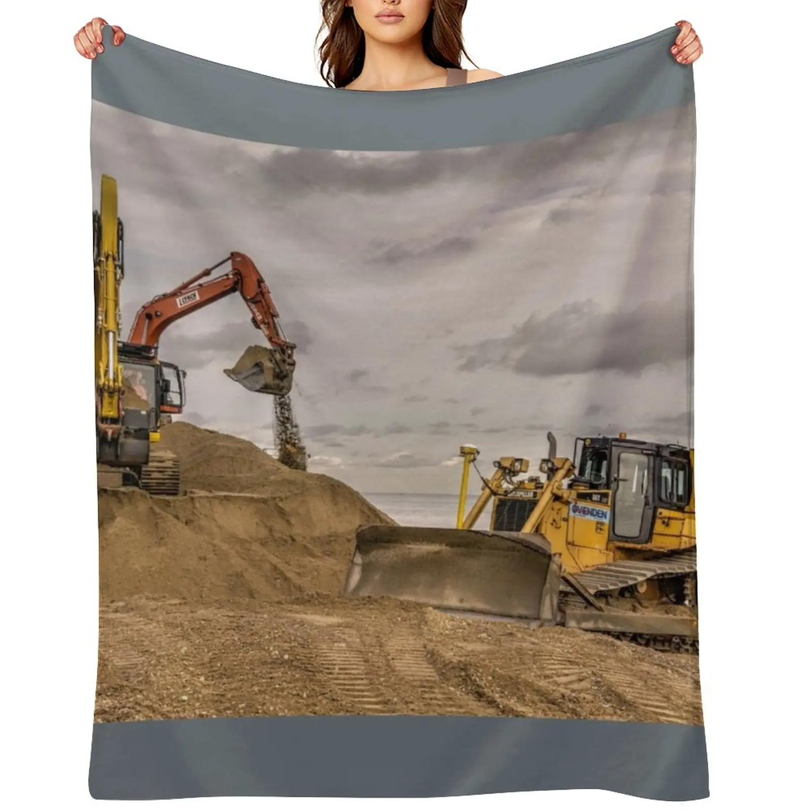 

Digging and dozing Throw Blanket Giant Sofa Summer warm winter decorative Blankets