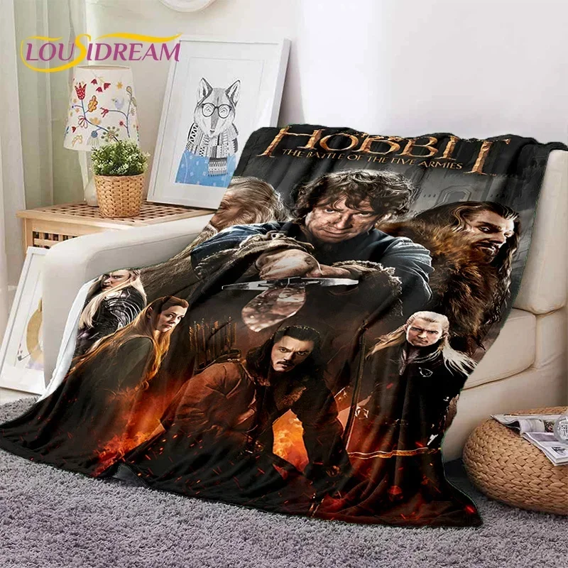 L-Lord of The Rings H-Hobbit Movie Soft Blankets,Keep Warm Throw Blanket Comfortable Blanket for Picnic Beds Sofa Home Bedroom