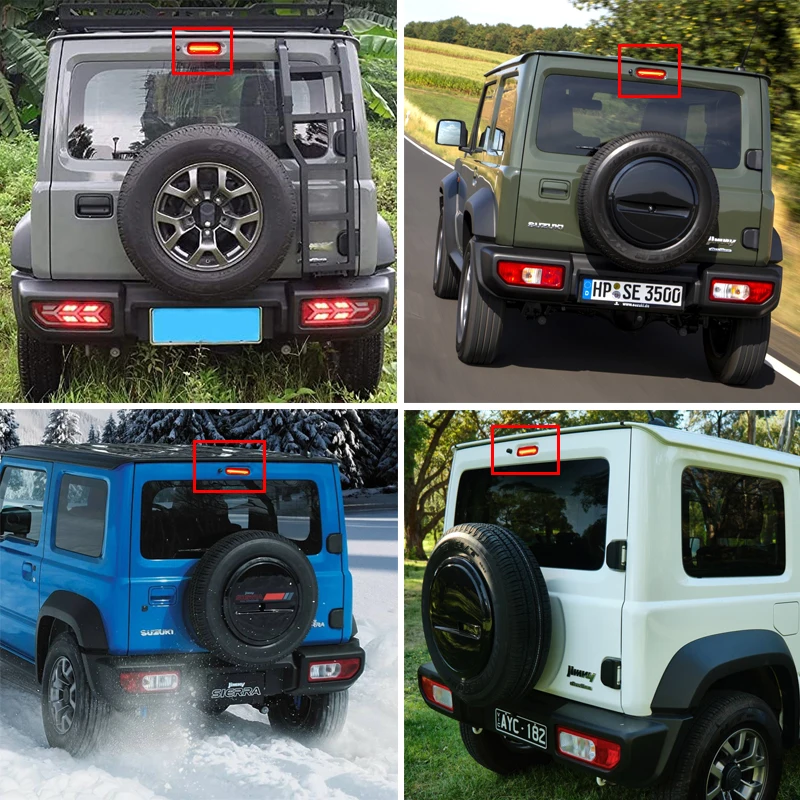 Задние стоп-сигналы высокого уровня для Suzuki Jimny 2019 2020 2021 2022 2023 2024, внешние аксессуары