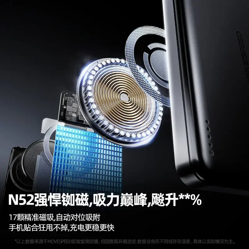 15W wireless magnetic power bank 30W high power MagSafe compact portable power bank