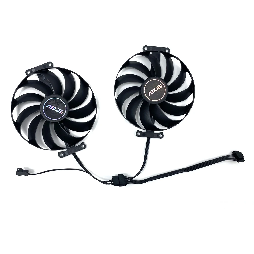 Ventilador de refrigeração para ASUS Dual GeForce, placa de vídeo Fan, Cooler, FDC10U12S9-C, 7PIN, RTX3070TI, 3060TI, RTX 3060, 3070, V2, OC Edition, Novo, 95mm