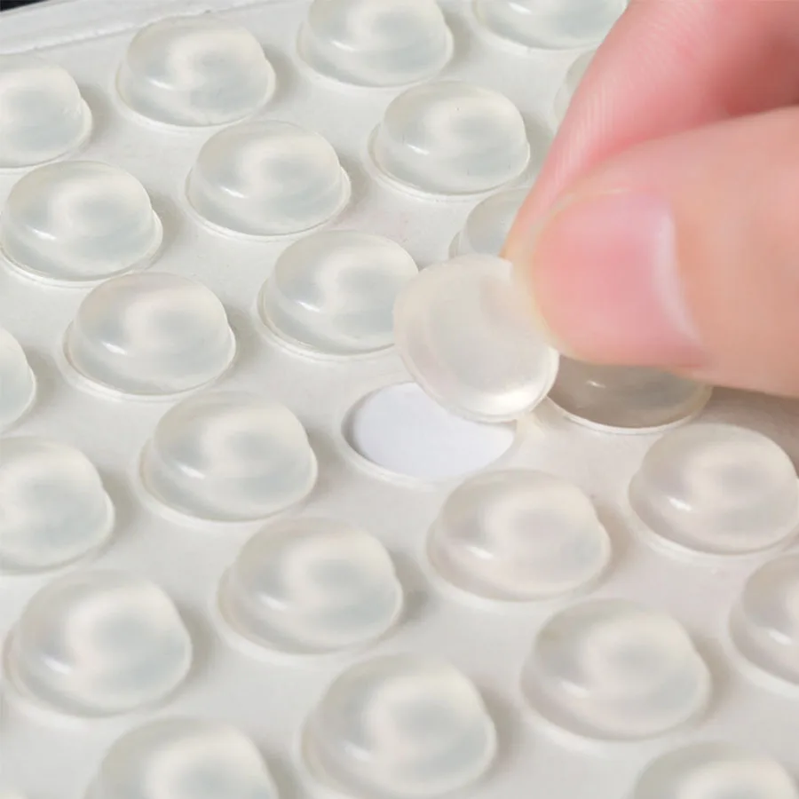 30/32/100/128pcs/Silicone collision pads, furniture cushioning and noise reduction stickers, shock absorption