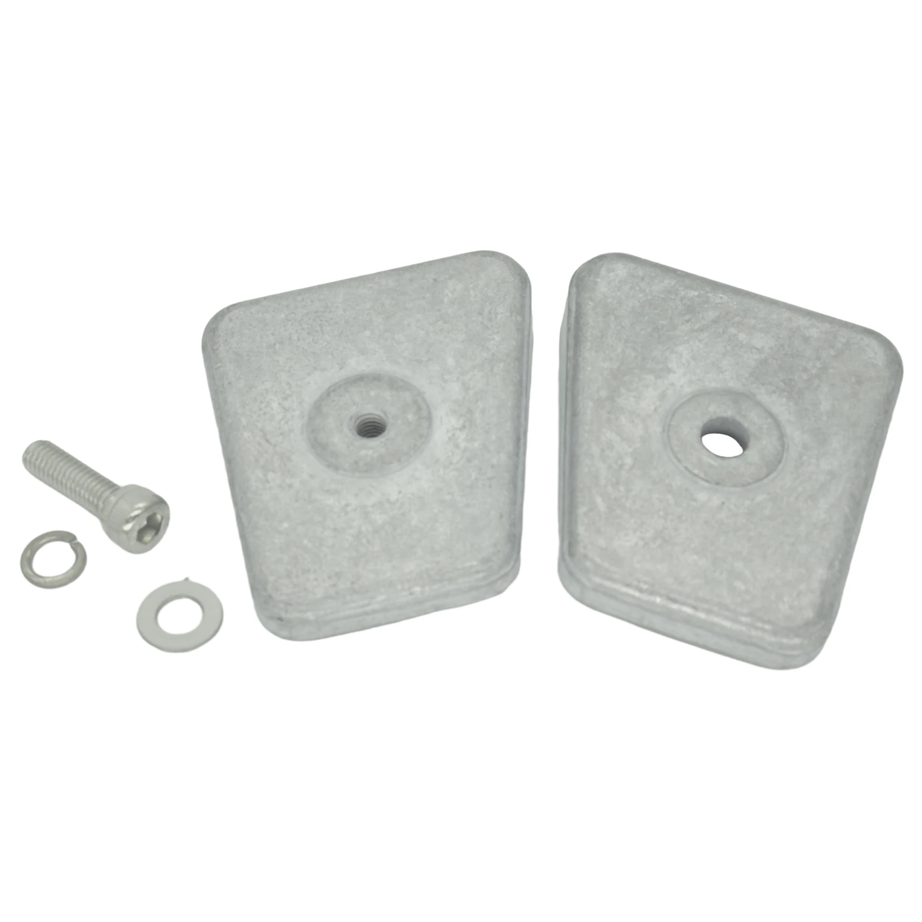 

434029 Boat Motor Lower Unit Anode Zinc Double Plate with Bolt for OMC Johnson Evinrude BRP 20-35 HP Outboard Engine 450-00914