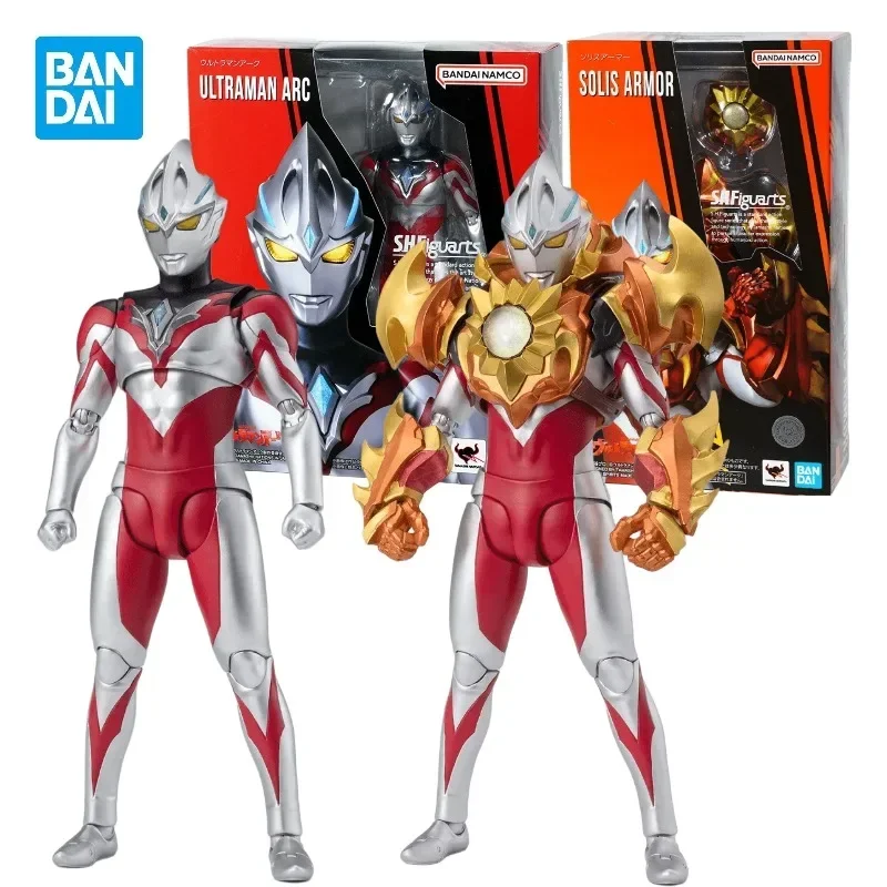 In Stock Original BANDAI Genuine S.H.Figuarts SHF ULTRAMAN ARC Solice Armor Anime Action Figures Model Toys Collection Gifts