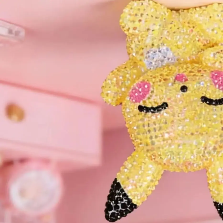 

Pikachu Mickey Minnie 5D DIY Cartoon Diamond Painting Piggy Bank Full Drill AB Rhinestone Coin Box Kids Birthday Gift Home Desk