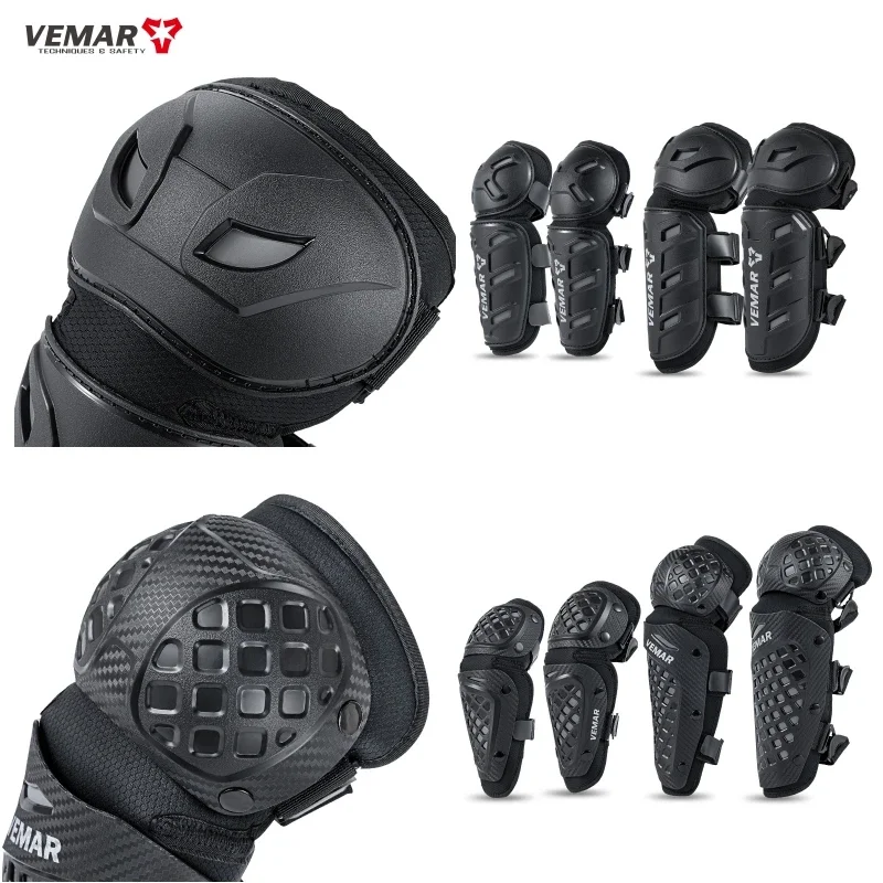 

Newest 4Pcs/Set VEMAR Motorcycle Knee and Elbow Protection Men Women Bike Protector Anti-fall Travel Racing Elbow Brace KneePad