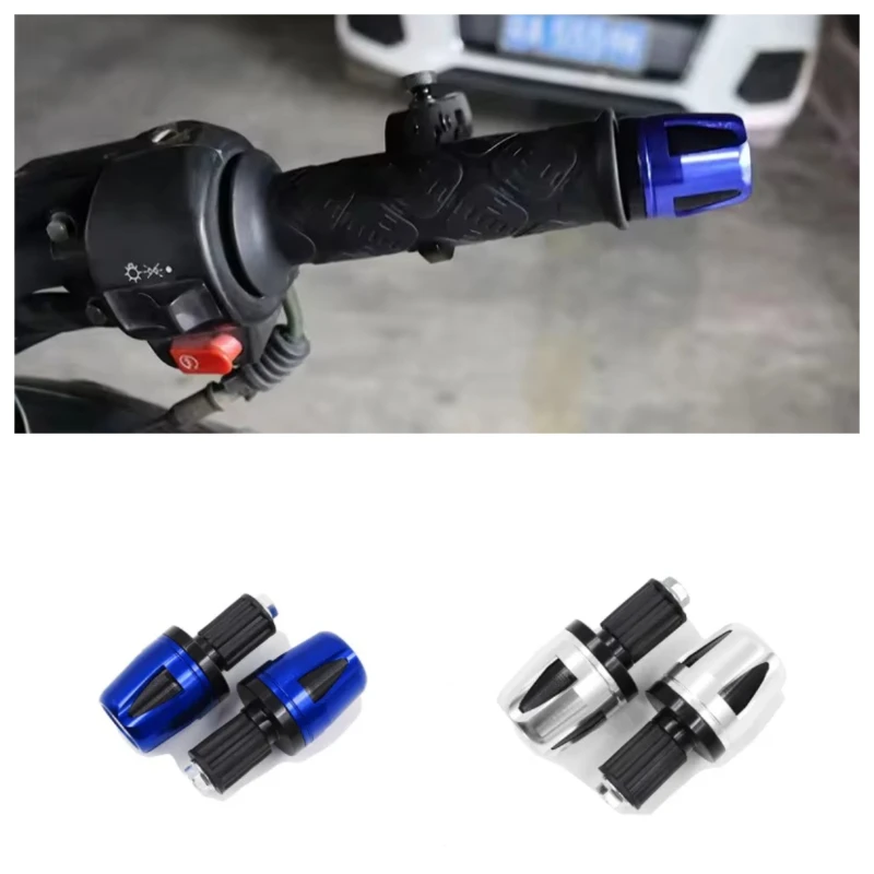 Motorcycle Handlebar End Grips Cap 7/8