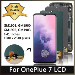 Pantalla LCD AMOLED de 6,41 pulgadas para OnePlus 7 1 + 7, montaje de digitalizador con pantalla táctil para One Plus 7 M1900 GM1901 GM1903 GM1905 LCD