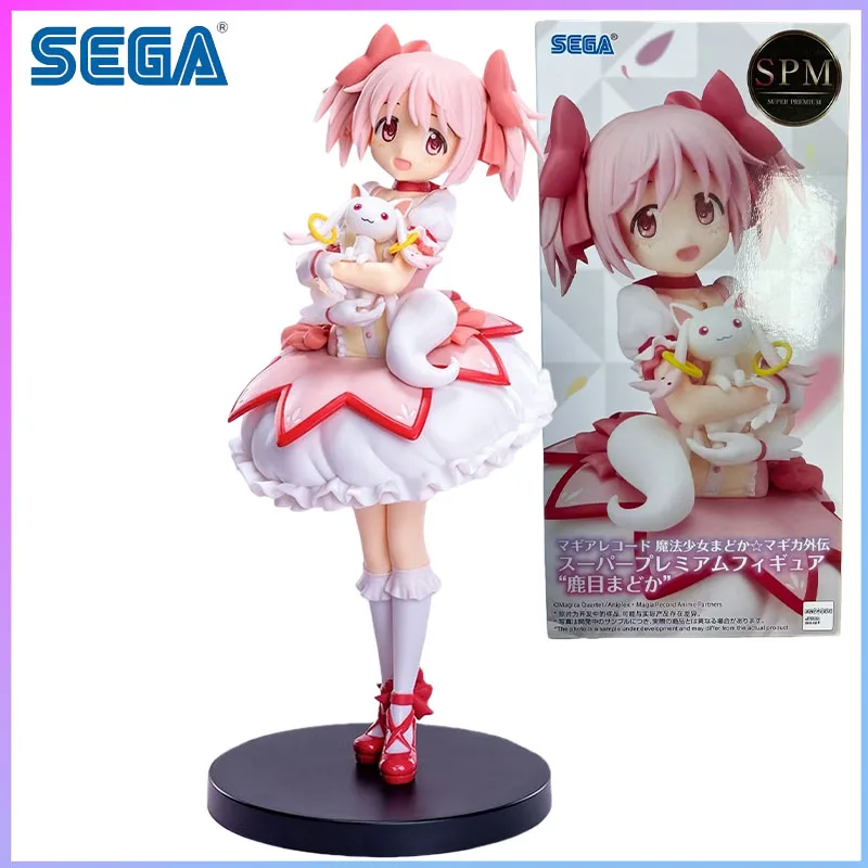 

SEGA In Stock Magia Record Puella Magi Madoka Magica Side Story Super Premium Prize Figure Madoka Kaname in stock garage kit