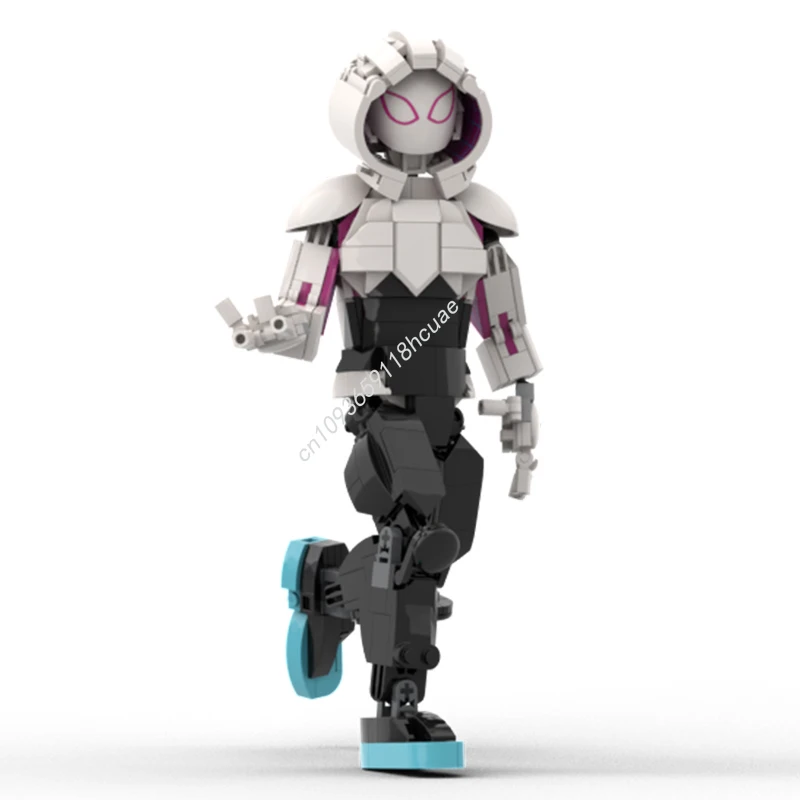 

366pcs MOC Spideres-Gwens Buildable Figure Super Heroes Building Blocks Christmas Kids Party Favor Goodie Bag Option Model Gift