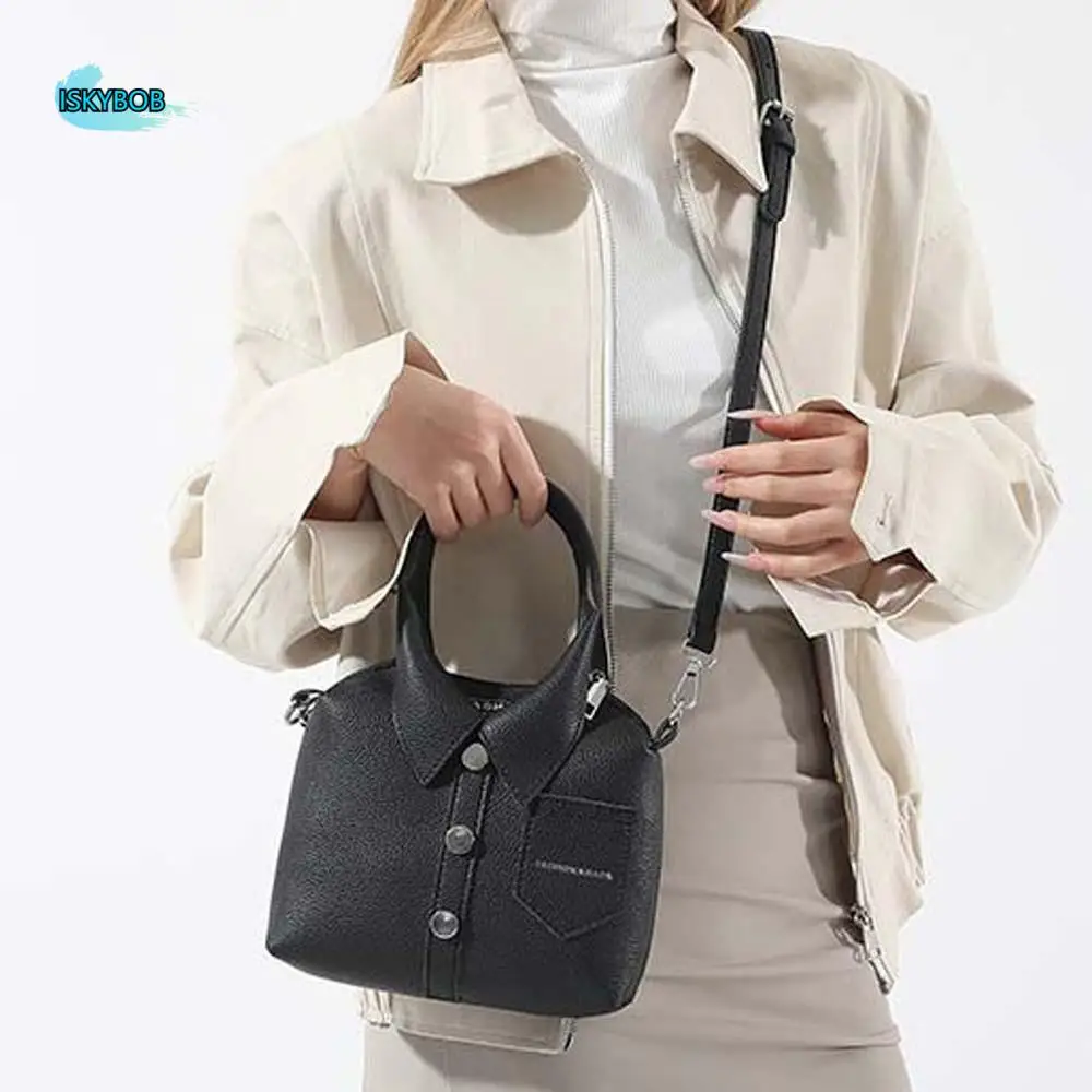

Elegant Clothes Shaped Crossbody Bag Korean Style Creative Square Compact Shoulder Bag High Quality PU Leather Women Handbag