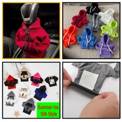 Car Gear Shift Knob Hoodie Decoration Shift Lever Handle Kit Cover Universal Fits Manual Automatic Car Interior Accessories