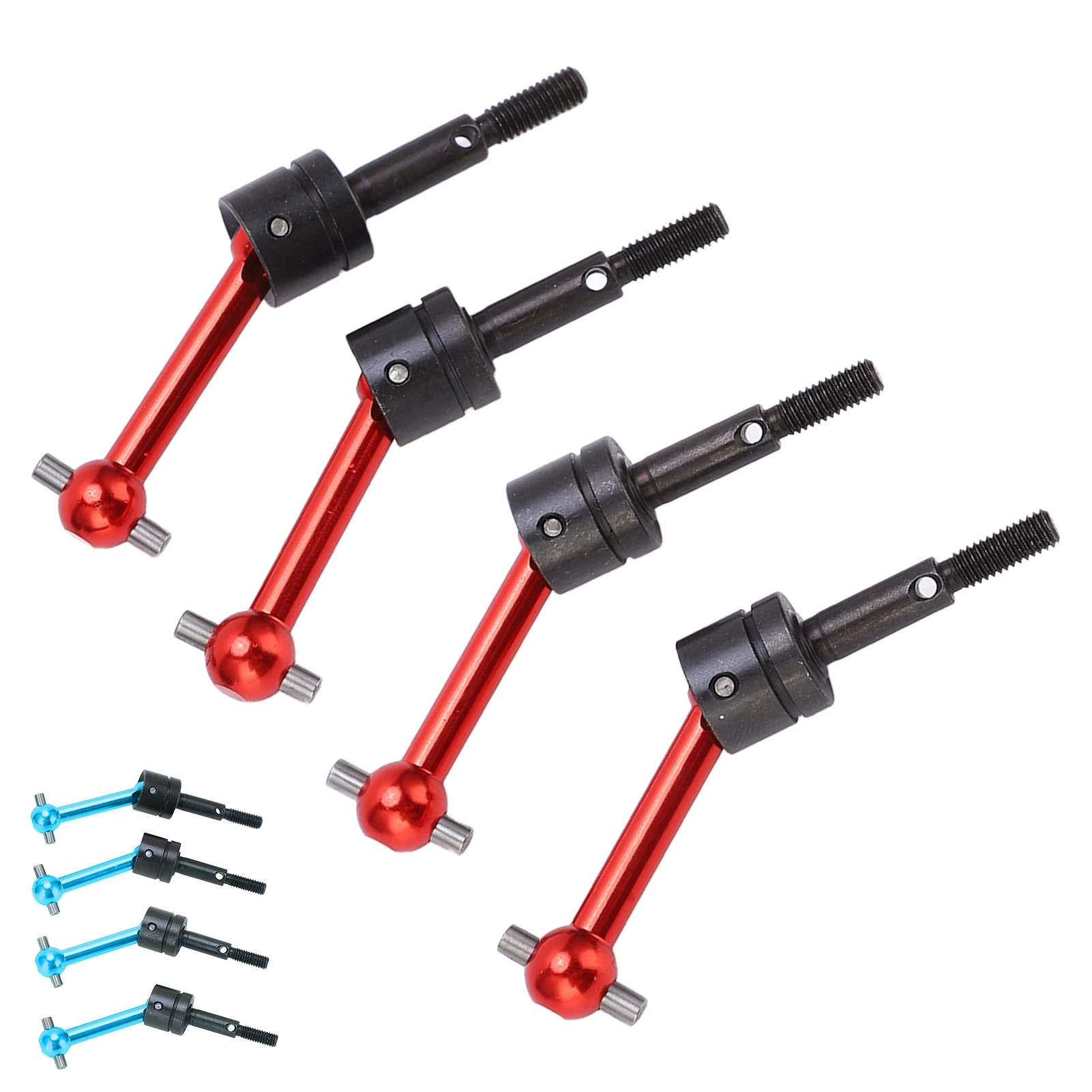 2/4PCS Metall-CVD-Antriebswelle für Tamiya TT02, 70 mm Universalachsen, hochfestes Upgrade für 1/10 RC-Auto, löst Bruch – Detail 3