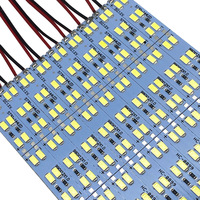 10pcs Super Bright LED Hard Bar light DC12V 24V 50cm 144leds/m SMD 5630/5730 Aluminum Alloy Led Hard Strip lights For Cabinet
