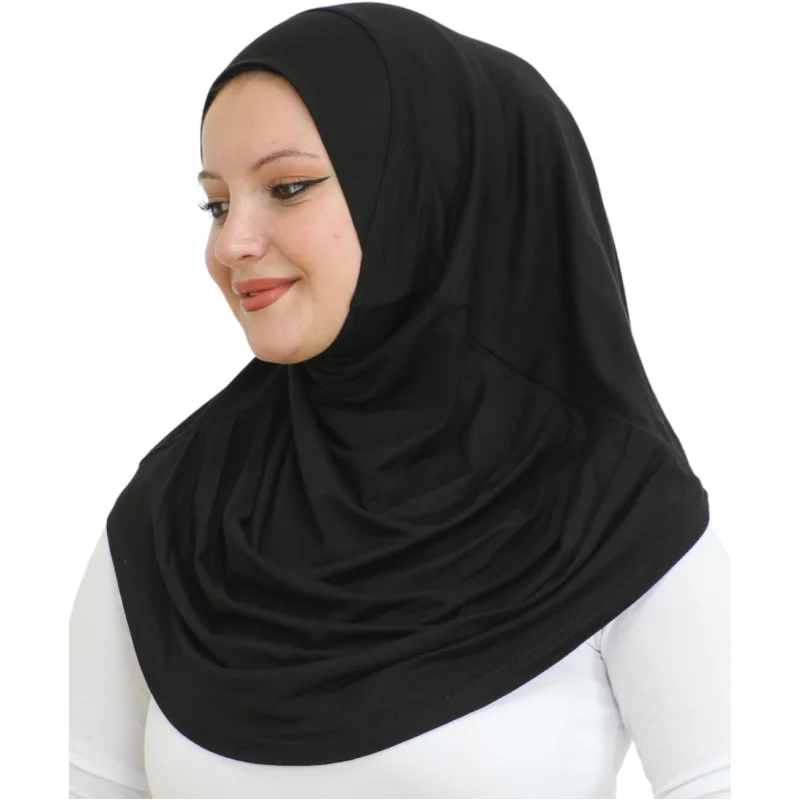 

Plain Ready To Wear Hijab for Women, Muslim Instant Turbans, Soft Jersey Scarf, Islamic Clothes, Long Hijabs, Abaya