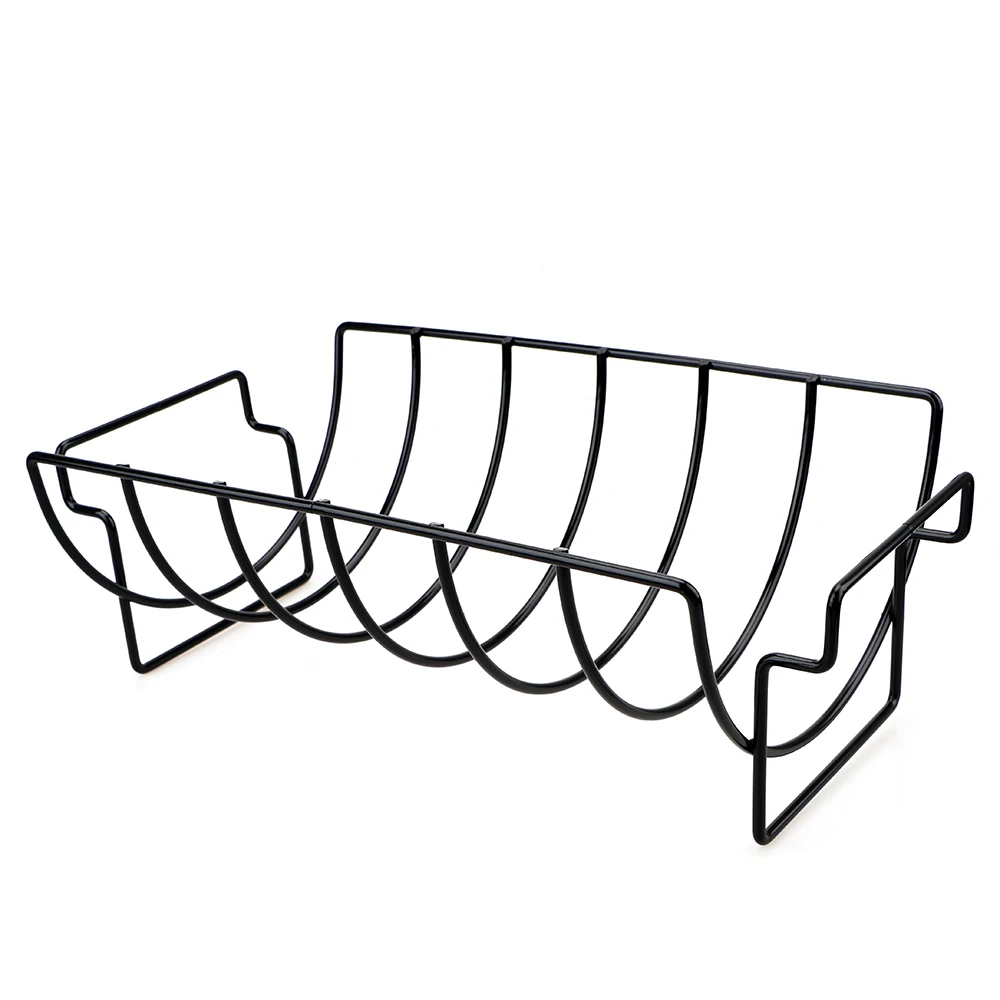 Steak Rack Holders Stand Barbecue Grill Rack For Household Outdoor Camping Non-stick Roasting Rib Rotisserie