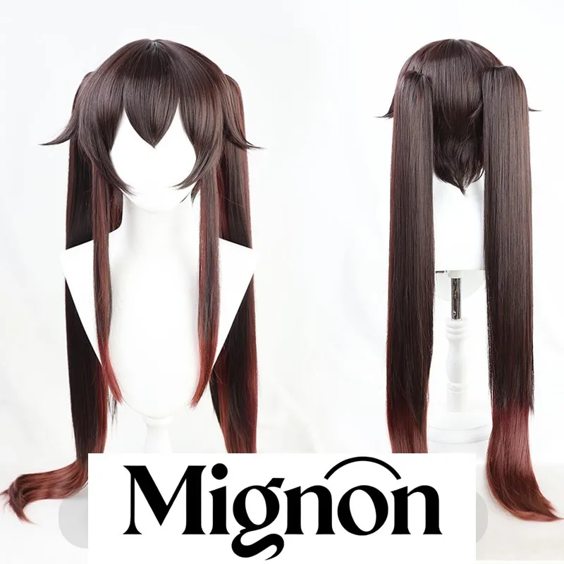 

Genshin Impact Hu Tao Cosplay Wig, Gradient Detachable Twin Tails, In Stock