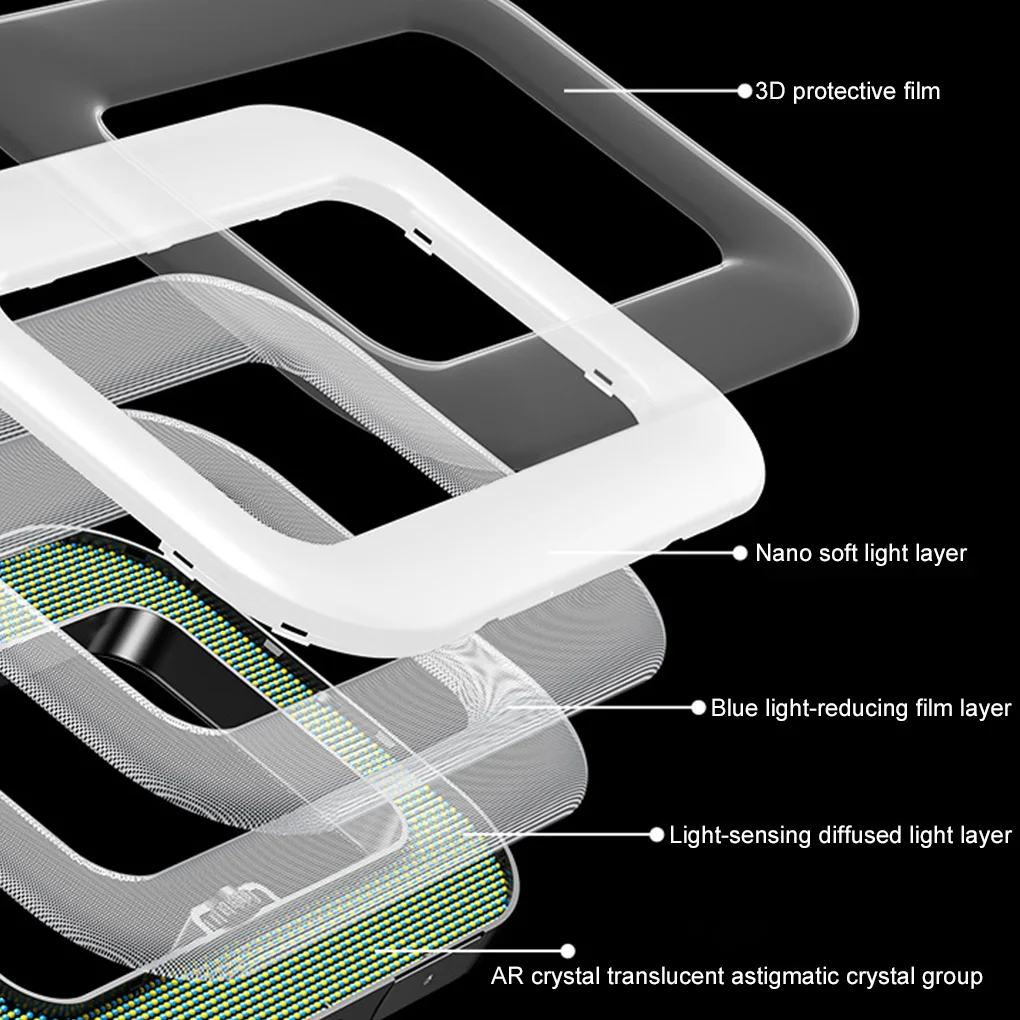 Anello portatile LED ricaricabile Luce di riempimento Telefono cellulare portatile Trasmissione in diretta Fotografia Desktop Gabbia per conigli Luce per selfie