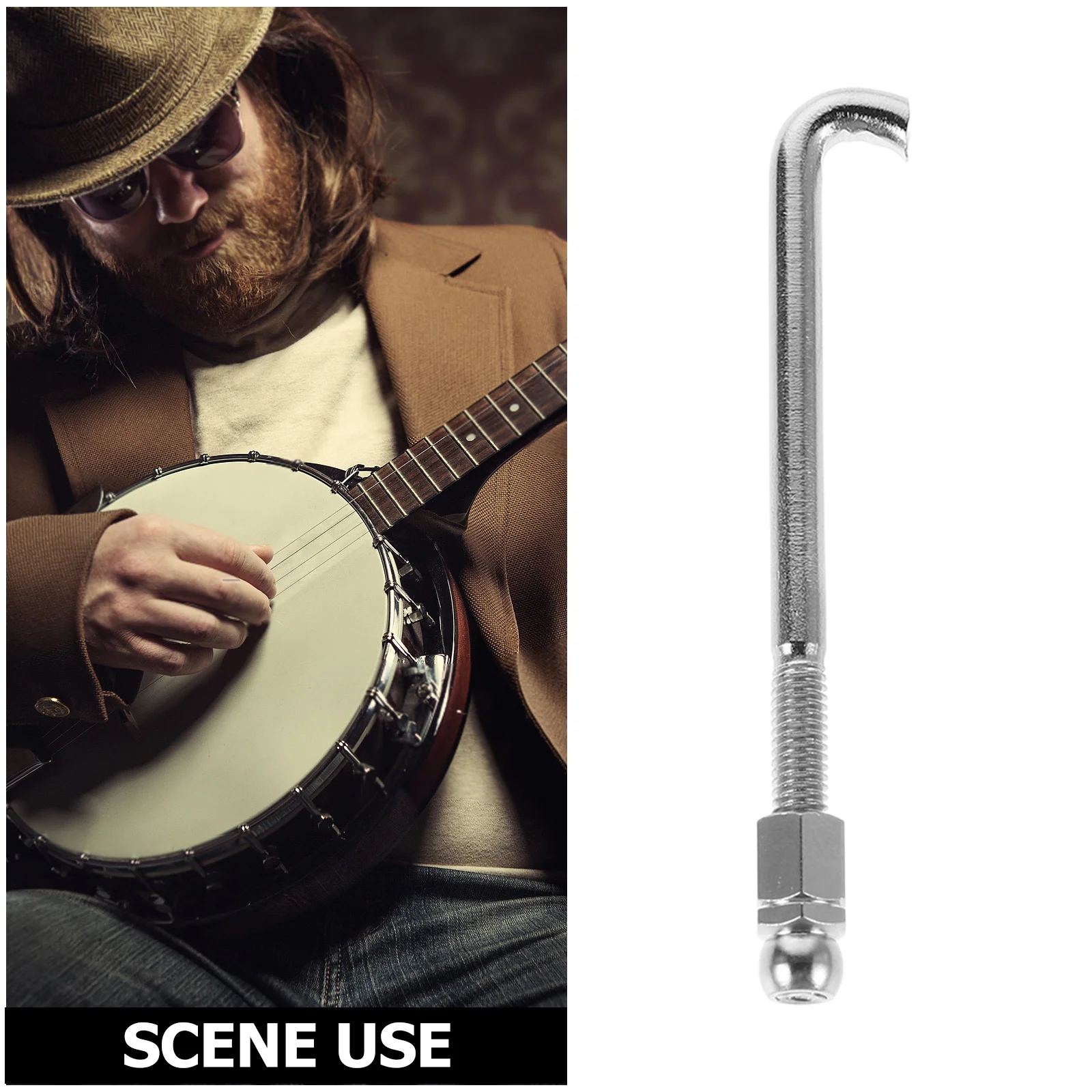 48pcs Hook Nut For Banjo Tension Hooks Maintenance Guitar Instrument Parts Banjo Parts Accessories Accessories