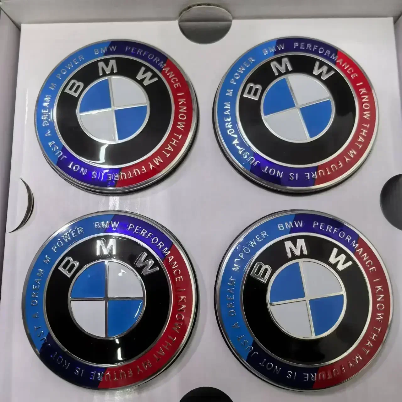 4Pcs 58mm Floating Hub Center Cap for BMW G32 G38 GO1 G08 G02 G05F45 F46 F48 F49 F90 3D Car Badge Logo Car Accessories