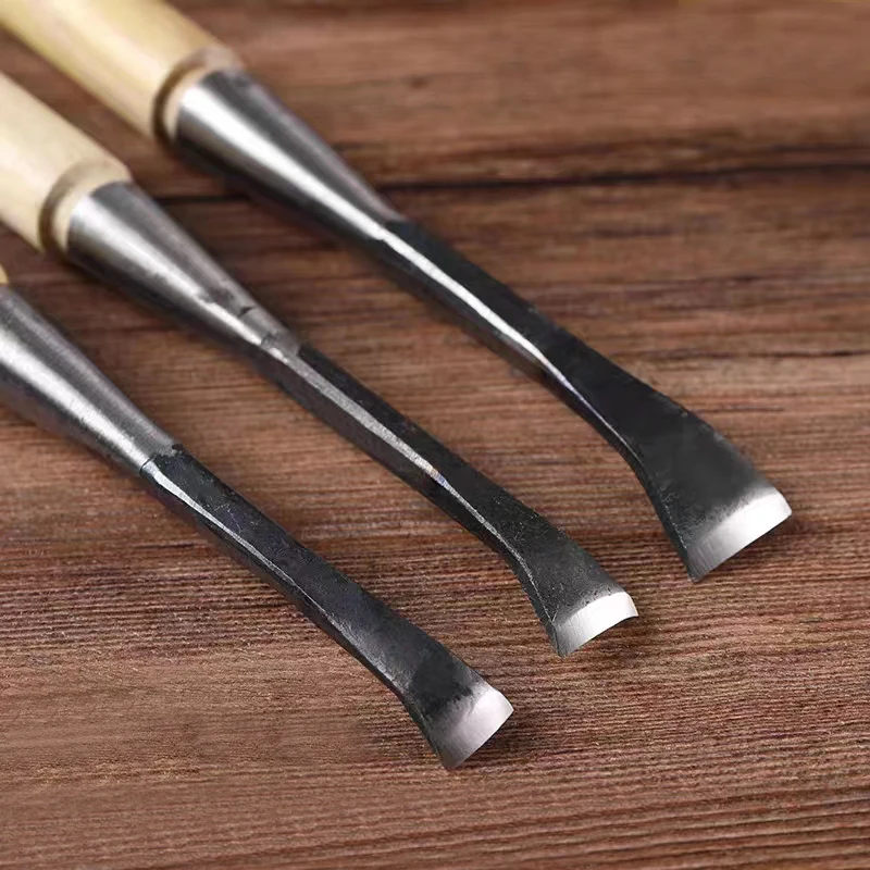 Holzbearbeitungs-Schnitzmesser 10mm 20mm 30mm Holzschaber-Werkzeug Rundmesser Holzbearbeitungs-Meißelwerkzeuge – Detail 1