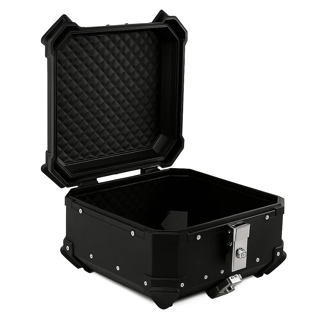 

STLF 28L Durable Aluminum Alloy Top for Case Waterproof Motorcycle Trunk with Lock for Couriers and Delivery Riders