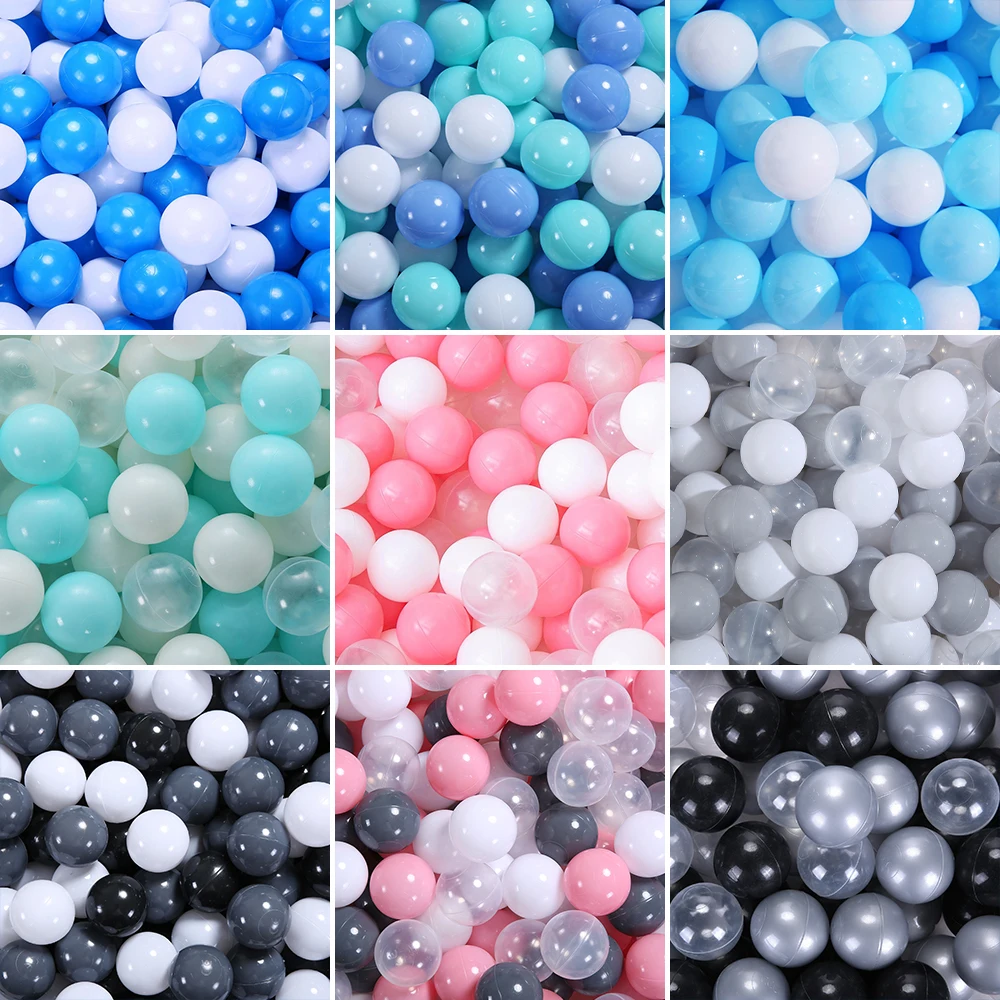 

200 шт./пакет, 5,5 см, устойчивые к ударам шарики, красочные круглой формы для игрового домика, бассейна, украшения для дня рождения
