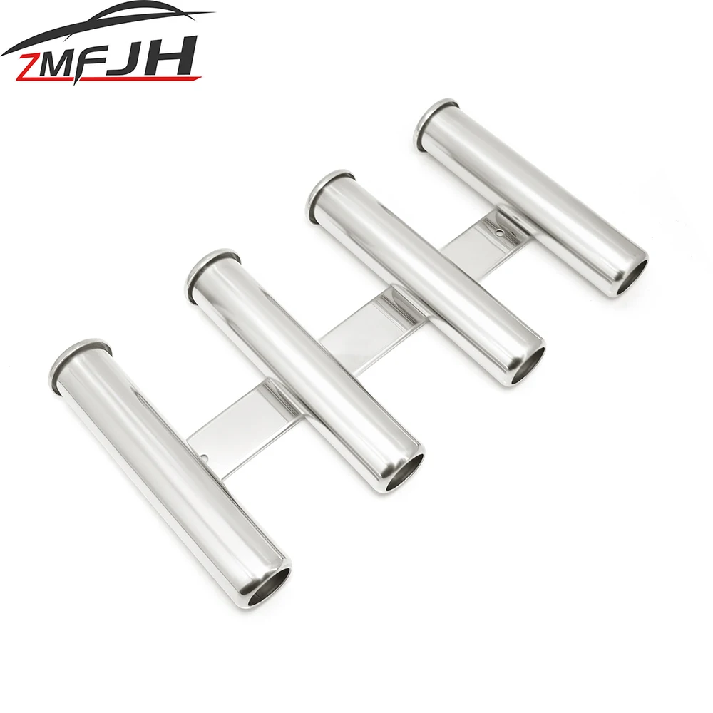 

Настенный держатель для удочки из нержавеющей стали, стойка для удочки, 4-трубный держатель для рыбалки, кронштейн для аксессуаров для морских лодок