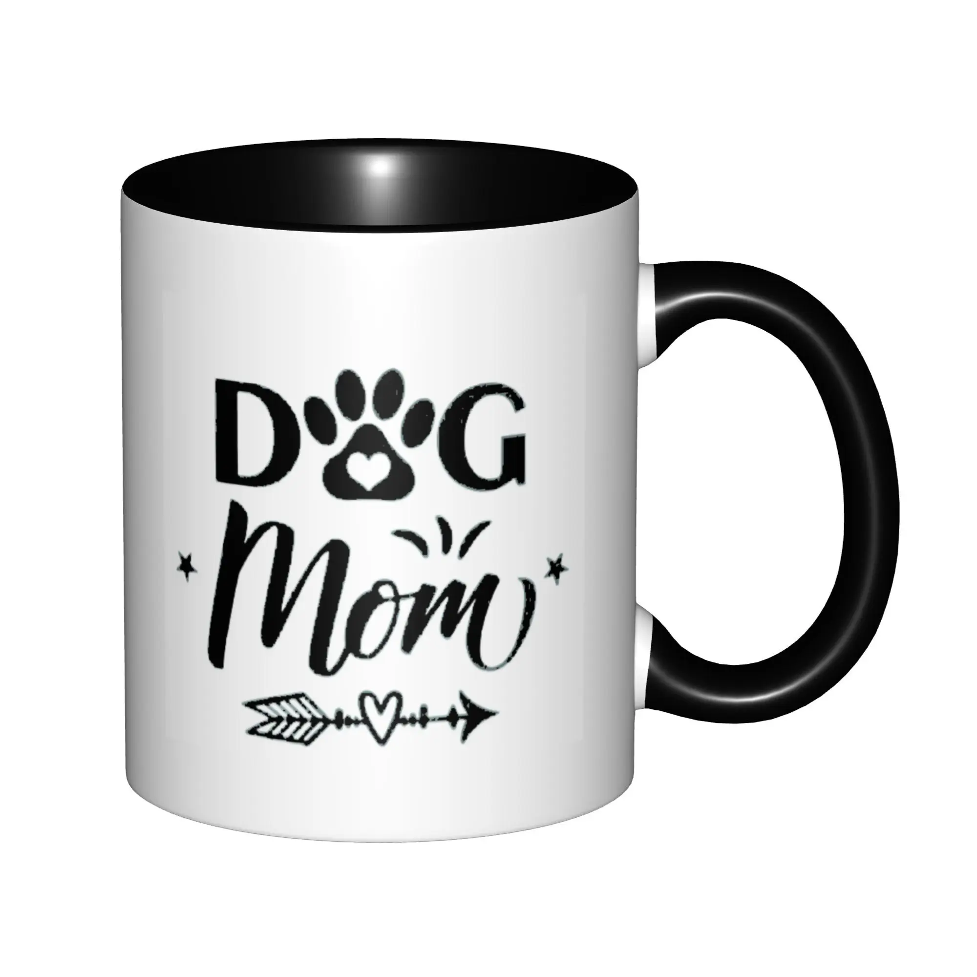 

Dog Mom Friendship Gift for Women Mugs With Black Handle Birthday Coffee Mugs Ceramic Tea Cups 11oz