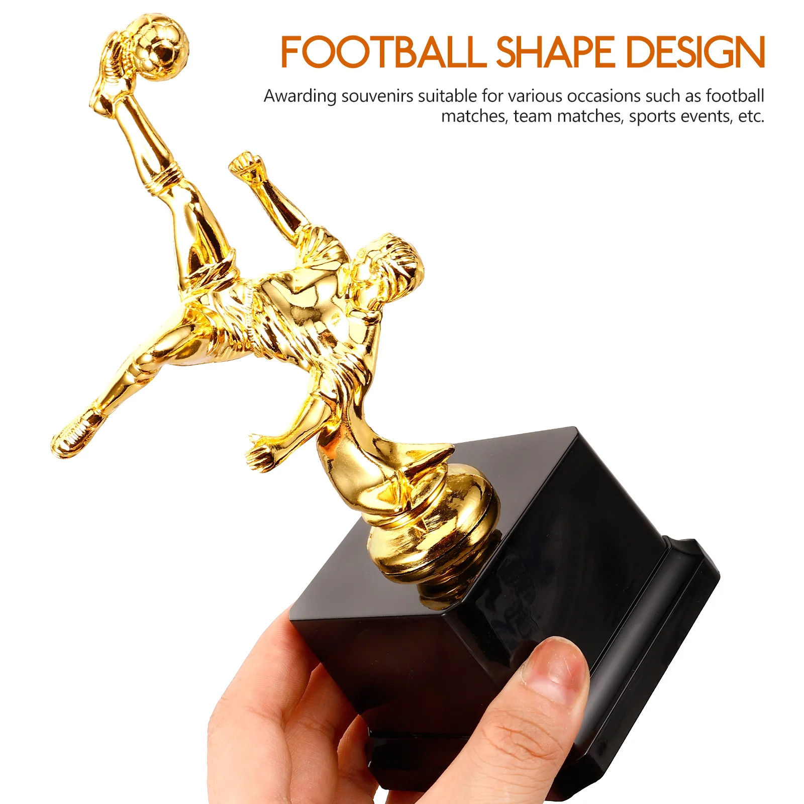 

Exquisite Soccer Football Desktop Delicate Soccer Award Trophy Decor Small Trophy Cup For Tournament
