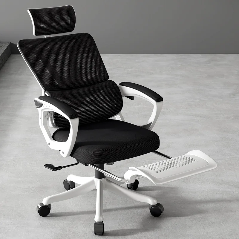 High Back Home Factory Low Price Fabric Iron Modern Office Chair Swivel Computer Office Visitor