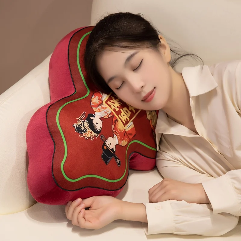 Office Decor Gourd Pillow  Fun Creative Gift for Home  Festive Seasons Soft Cute Design Machine Washable High Quality